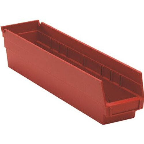 Quantum Storage Systems 4 In Red Shelf Bin 17-7/8 X 4-1/8 X 4 In Package Of 20 Quantum Storage Systems 4 In Red Shelf Bin 17-7/8 X 4-1/8 X 4 In Package Of 20
