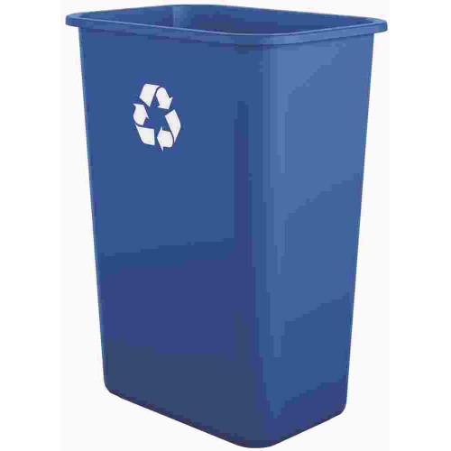Suncast Commercial 10 Gal Desk-Side Resin Recycling Logo Trash Can Case Of 12 Suncast Commercial 10 Gal Desk-Side Resin Recycling Logo Trash Can Case Of 12