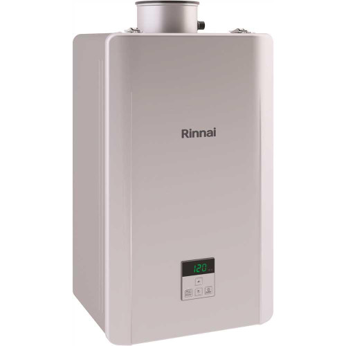Rinnai Non-Condensing Indoor Tankless Water Heater Propane Gas Re160i 160000 BTU Rinnai Non-Condensing Indoor Tankless Water Heater Propane Gas Re160i 160000 BTU