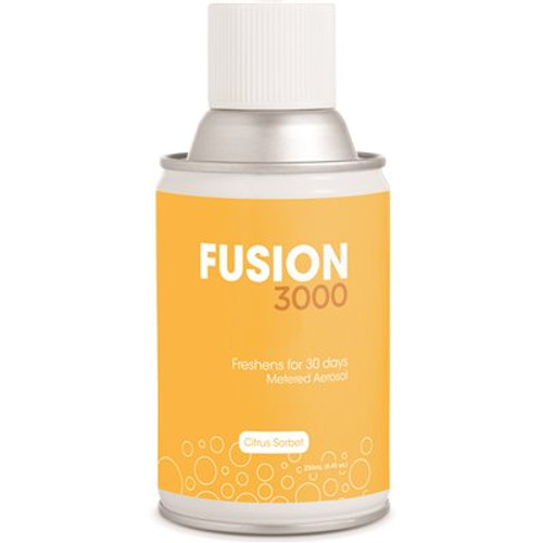Fresh Products Fusion 3000 Metered Aerosol Rf 30-Day Citrus Sorbet Case Of 12