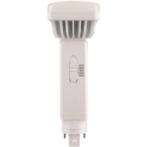 SATCO 9 Watt Pl 4-Pin Led, G24q Base, Selectable Cct, White, Package Of 10