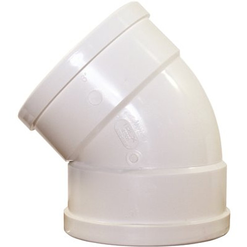 Ipex 6" PVC Sewer 45d Elbow Sdr35 - Gxg