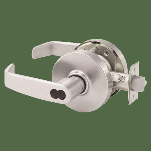 Sargent Grade 1 Entrance Lock, L Lever, Sfic Prep Disposable Core, Satin Chrome Sargent Grade 1 Entrance Lock, L Lever, Sfic Prep Disposable Core, Satin Chrome