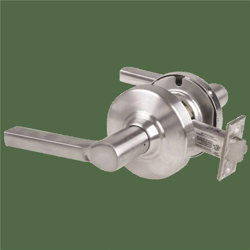 Schlage Grade 2 Passage Lock With Select Vandlgard, Latitude Lever, Satin Chrome Schlage Grade 2 Passage Lock With Select Vandlgard, Latitude Lever, Satin Chrome