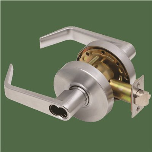 Dexter Grade 2 Entry/office Cylindrical Lock, Sfic Prep Less Core, Satin Chrome Dexter Grade 2 Entry/office Cylindrical Lock, Sfic Prep Less Core, Satin Chrome