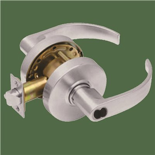 Arrow Lock Grade 2 Turn-Pushbutton Entrance Lock, Broadway, Satin Chrome Arrow Lock Grade 2 Turn-Pushbutton Entrance Lock, Broadway, Satin Chrome