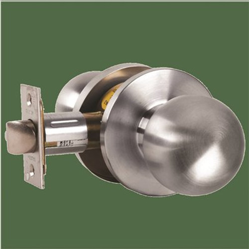 Falcon Grade 2 Passage Cylindrical Lock, Non-Keyed, Hana Knob, Satin Chrome Falcon Grade 2 Passage Cylindrical Lock, Non-Keyed, Hana Knob, Satin Chrome