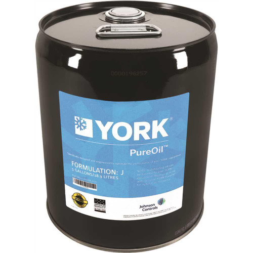 York 5gallon Oil Grade J 011-00558-000 York 5gallon Oil Grade J 011-00558-000