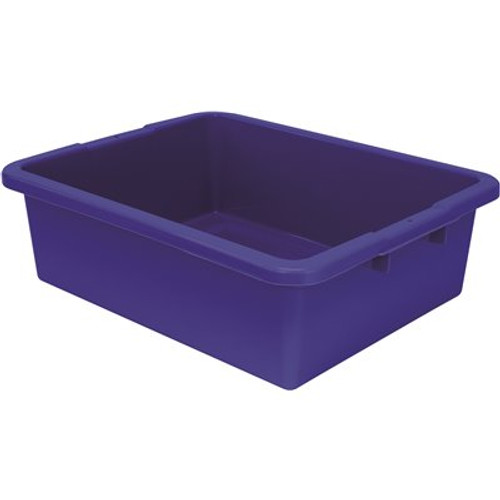 Quantum Storage Systems Airport Security Bin, 21.5x17x7 In., Blue, Case Of 12