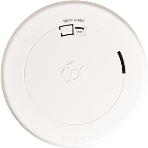 Brk 10-Year Sealed Battery Smoke Alarm With Slim Profile Design, Package Of 6 Brk 10-Year Sealed Battery Smoke Alarm With Slim Profile Design, Package Of 6