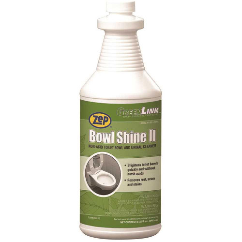 ZEP Bowl Shine II Non-Acid Toilet Bowl Cleaner & Deodorizer, Case Of 12 ZEP Bowl Shine II Non-Acid Toilet Bowl Cleaner & Deodorizer, Case Of 12