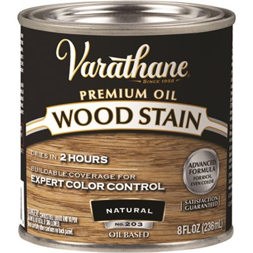 Rust-Oleum Rust-Oleum Varathane Premium Wood Stain, Natural, Half-Pint, Case Of 4 Rust-Oleum Rust-Oleum Varathane Premium Wood Stain, Natural, Half-Pint, Case Of 4