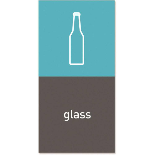 SimpleHuman SimpleHuman Recycling Magnetic Labels -Glass - 4" X 8" SimpleHuman SimpleHuman Recycling Magnetic Labels -Glass - 4" X 8"