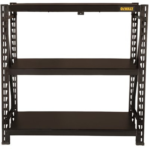 Dewalt 4 Foot Tall Black Frame,3 Shelf Industrial Storage Rack Dewalt 4 Foot Tall Black Frame,3 Shelf Industrial Storage Rack