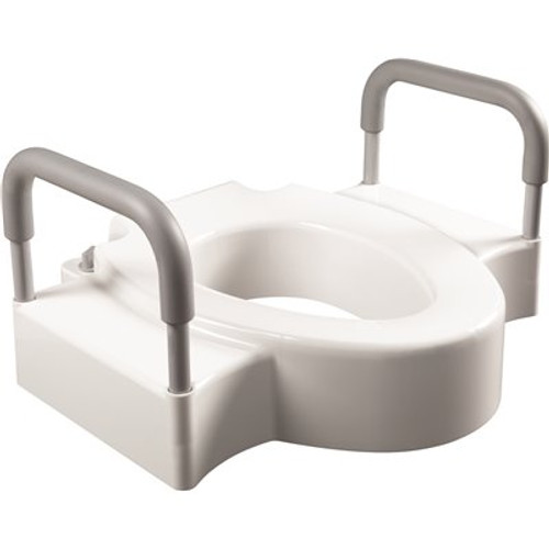 Bemis Rise With Dual Lock 4.5" Raised Toilet Seat Plus Support Arms Bemis Rise With Dual Lock 4.5" Raised Toilet Seat Plus Support Arms