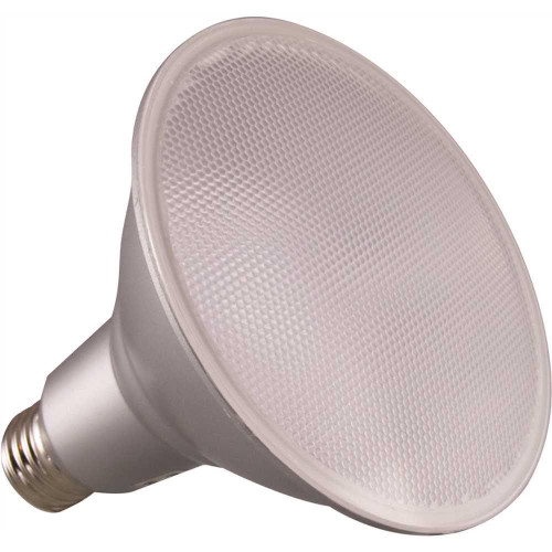 SATCO Par38 LED Flood Lamp 15-Watt Dimmable Silver Reflector 3500k Package Of 6