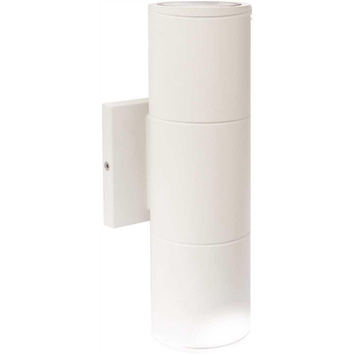 SATCO 2 Light LED Large Up And Down Sconce Fixture White Finish 20 Watt