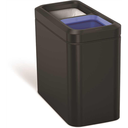 SimpleHuman 20l 5 Gal Profile Office Recycling Trash Can Matte Black SimpleHuman 20l 5 Gal Profile Office Recycling Trash Can Matte Black