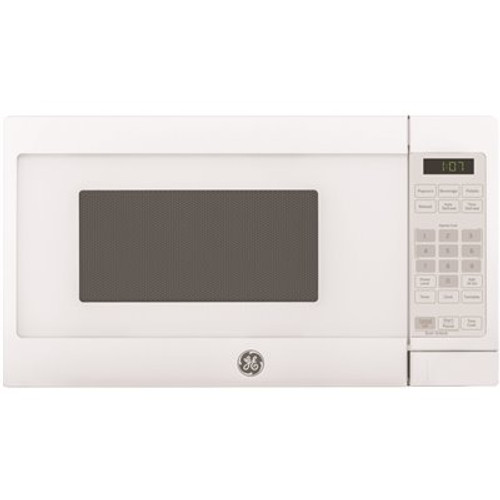 Ge 0.7 Cu. Ft. Countertop 700 Watt Microwave Oven White Ge 0.7 Cu. Ft. Countertop 700 Watt Microwave Oven White