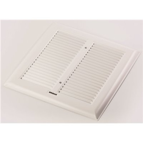 Broan White Metal Grille Kit For 670/671/676/684/688/689 Fan Models