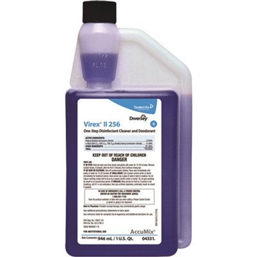 Virex 32 oz. 1-Step Disinfectant Cleaner and Deodorizer (6 PER CASE) Virex 32 oz. 1-Step Disinfectant Cleaner and Deodorizer (6 PER CASE)