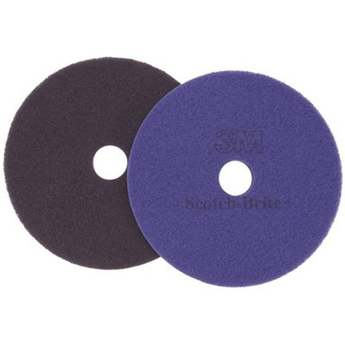 3M Scotch-Brite 17 in. Purple Diamond Plus Floor Pad (5-Count) 3M Scotch-Brite 17 in. Purple Diamond Plus Floor Pad (5-Count)