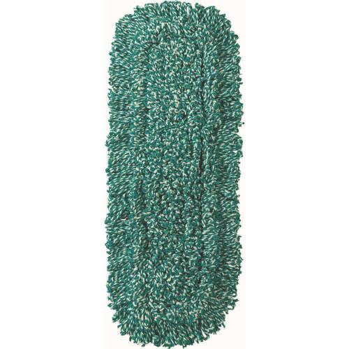 Rubbermaid Commercial Products 24 in. Green Microfiber Looped Dust Mop Pad Rubbermaid Commercial Products 24 in. Green Microfiber Looped Dust Mop Pad