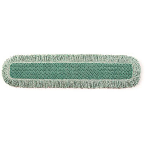Rubbermaid Commercial Products HYGEN 36 in. Green Microfiber Dust Pad with Fringe Rubbermaid Commercial Products HYGEN 36 in. Green Microfiber Dust Pad with Fringe