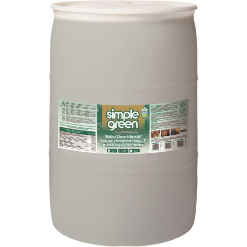 Simple Green 55 Gal. Industrial Cleaner and Degreaser, Concentrated, Drum Simple Green 55 Gal. Industrial Cleaner and Degreaser, Concentrated, Drum