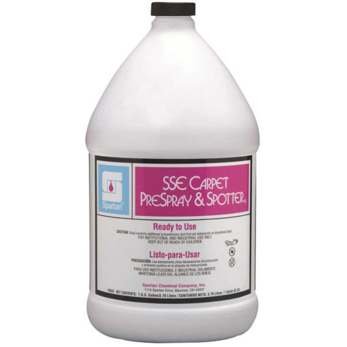 SSE Carpet Prespray & Spotter SSE 1 Gallon Citrus Scent Carpet Prespray & Spotter SSE Carpet Prespray & Spotter SSE 1 Gallon Citrus Scent Carpet Prespray & Spotter