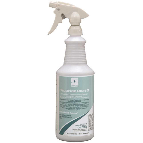 Spartan Hepacide Quat II 1 Quart One Step Cleaner/Disinfectant Spartan Hepacide Quat II 1 Quart One Step Cleaner/Disinfectant