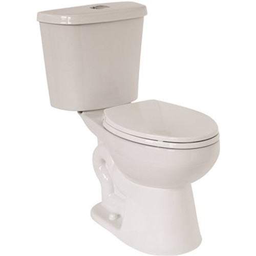 Seasons 2-Piece All-In-One 0.9/1.28 GPF Dual Flush Elongated Toilet In White Seasons 2-Piece All-In-One 0.9/1.28 GPF Dual Flush Elongated Toilet In White