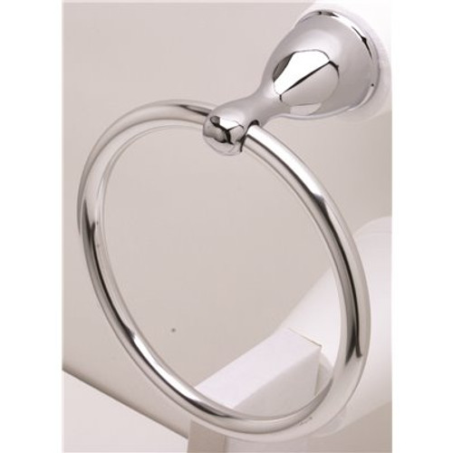 Seasons Anchor Point Polished Chrome Towel Ring