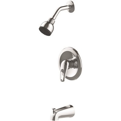 Maintenance Warehouse Single Handle Tub With Single Spray 1.8 GPM Showerhead Kit Maintenance Warehouse Single Handle Tub With Single Spray 1.8 GPM Showerhead Kit