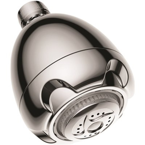 Maintenance Warehouse 3 Spray Adjustable 1.8 GPM Showerhead Chrome