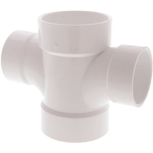 NIBCO 3" X 3" X 2" X 2" Dwv PVC Double Wye