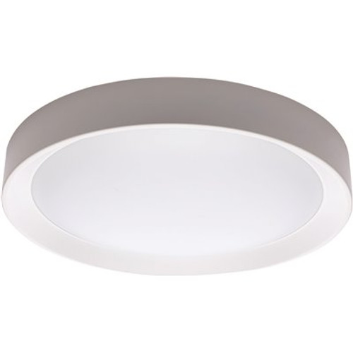 SATCO Selene 17" LED Fixture, Flush Mount, Dimmable, Cct Selectable, White
