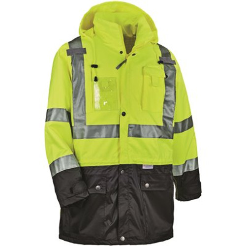 Ergodyne 8386 M Lime Hi-Vis Shell Jacket