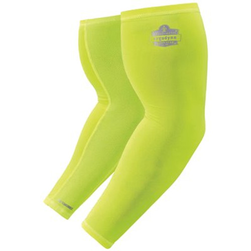 Ergodyne 6690 M Lime Cooling Arm Sleeves Performance Knit Pair
