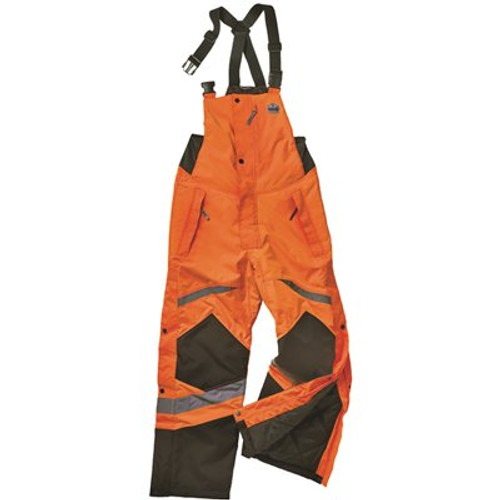Ergodyne 8928 5xl Orange Class E Hi-Vis Insulated Bibs