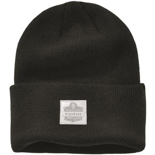 Ergodyne 6806 Black Cuffed Rib Knit Winter Hat Case Of 6 Ergodyne 6806 Black Cuffed Rib Knit Winter Hat Case Of 6