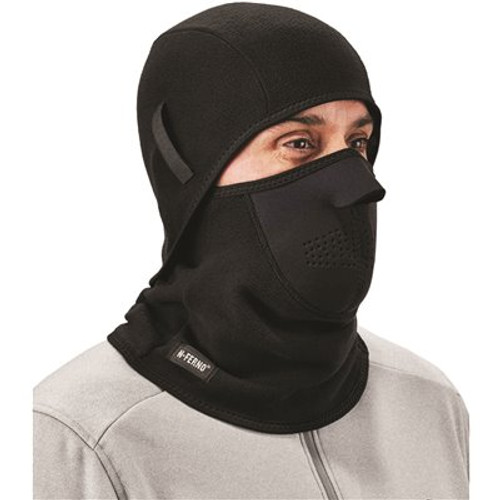 Ergodyne 6827 Black Balaclava Face Mask 2-Pc Fleece Neoprene Top Case Of 12 Ergodyne 6827 Black Balaclava Face Mask 2-Pc Fleece Neoprene Top Case Of 12
