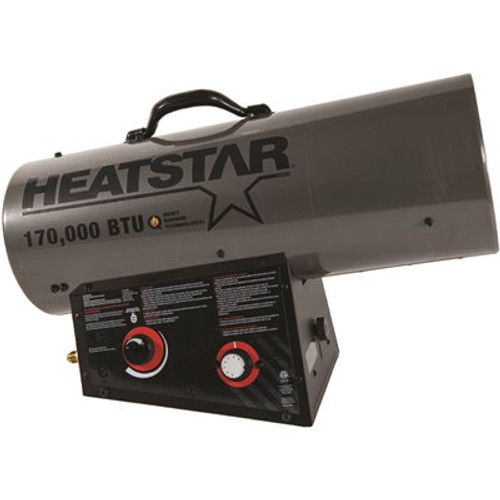 Heatstar 170,000 BTU Propane Forced Air Heater With Hose Heatstar 170,000 BTU Propane Forced Air Heater With Hose