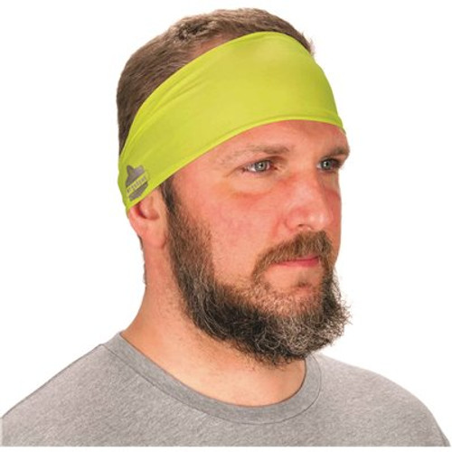 Ergodyne 6634 Lime Cooling Headband Performance Knit Case Of 6