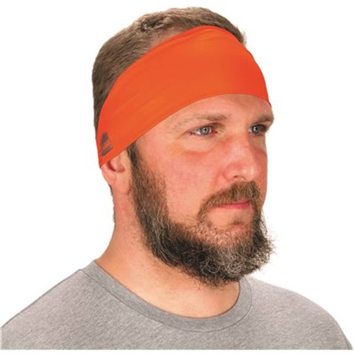 Ergodyne 6634 Orange Cooling Headband Performance Knit Case Of 6