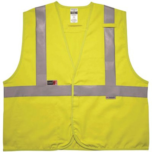 Ergodyne 8261frhl S/m Lime Class 2 Fr Safety Vest - Dual Compliant - Hl
