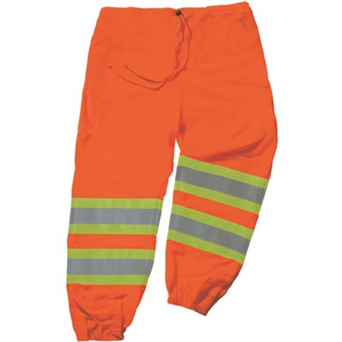 Ergodyne 8911 L/xl Orange Class E Two-Tone Pants Ergodyne 8911 L/xl Orange Class E Two-Tone Pants