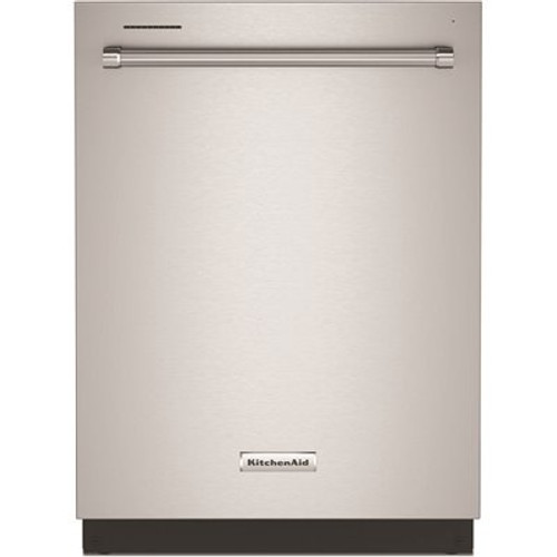 Kitchenaid 24 In. Tap Touch Dishwasher In Stainless Steel/printshield Finish