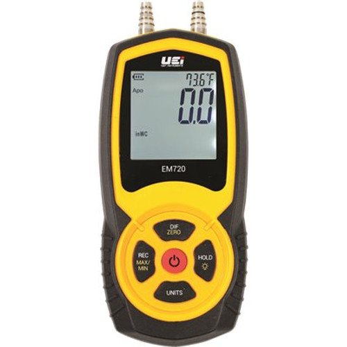 Uei Test Instruments Hi-Res Differential Manometer Uei Test Instruments Hi-Res Differential Manometer