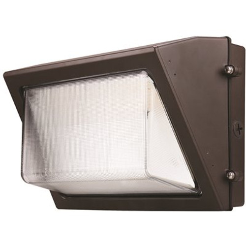 Eti Traditional Wallpack With Photocell, 4000-8500 Lumens, Select Cct, Bronze Eti Traditional Wallpack With Photocell, 4000-8500 Lumens, Select Cct, Bronze